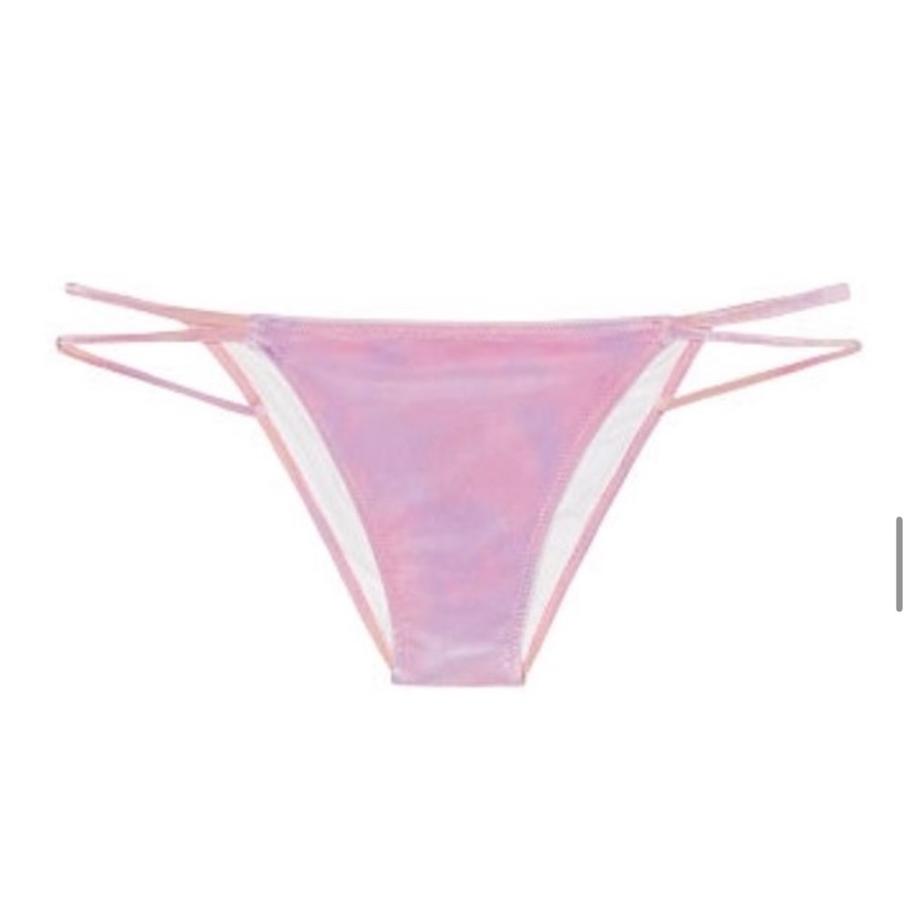 NWOT Victoria’ Secret Pink Velvet Tie-Dye Bikini Bottom!